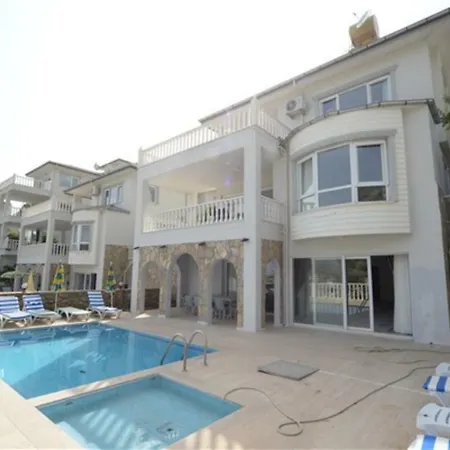 You Will Love This Luxury With Balconies And Private Pool In Alanya, 1033 알란야